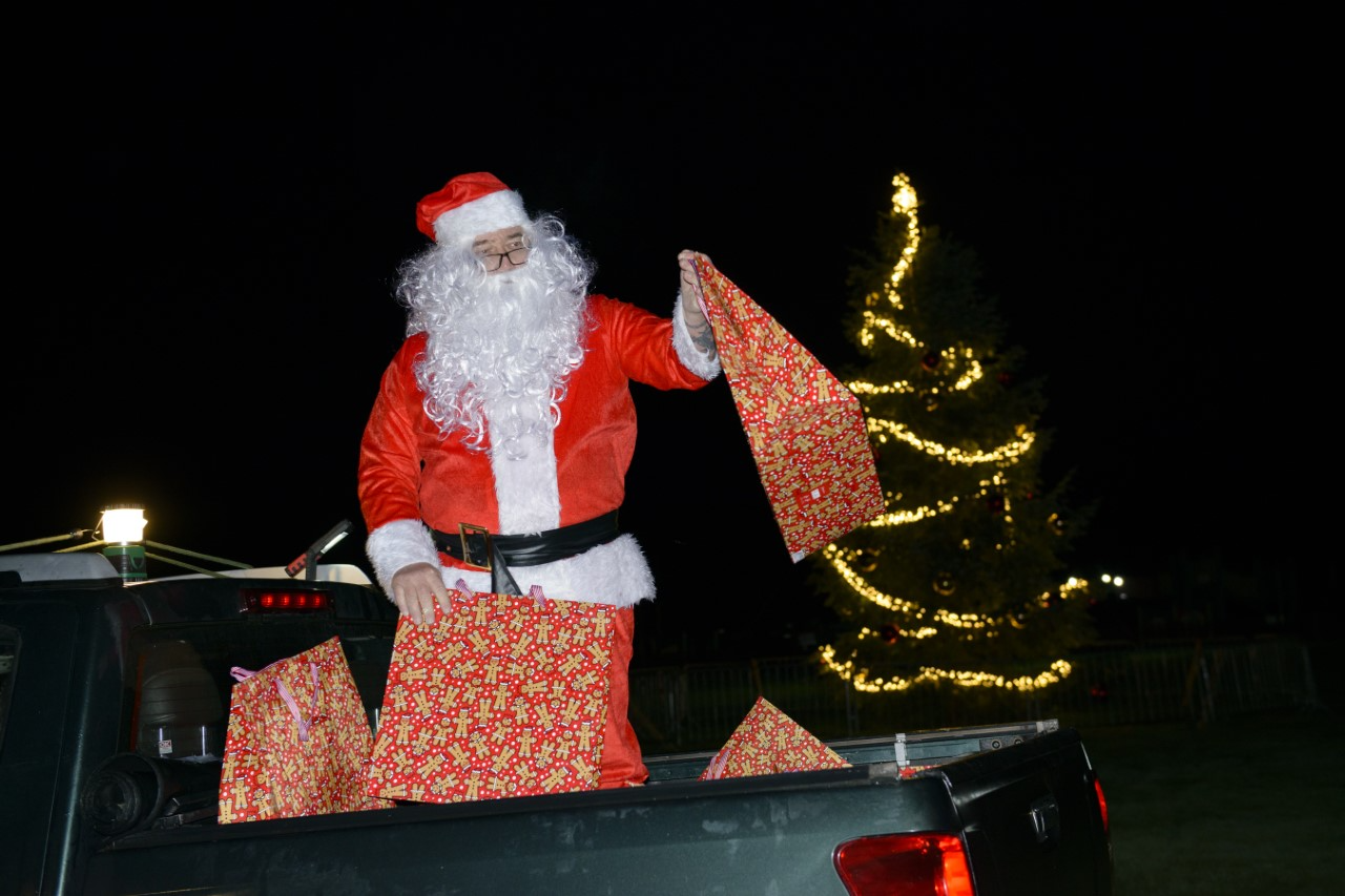 Father Christmas Visits the Village